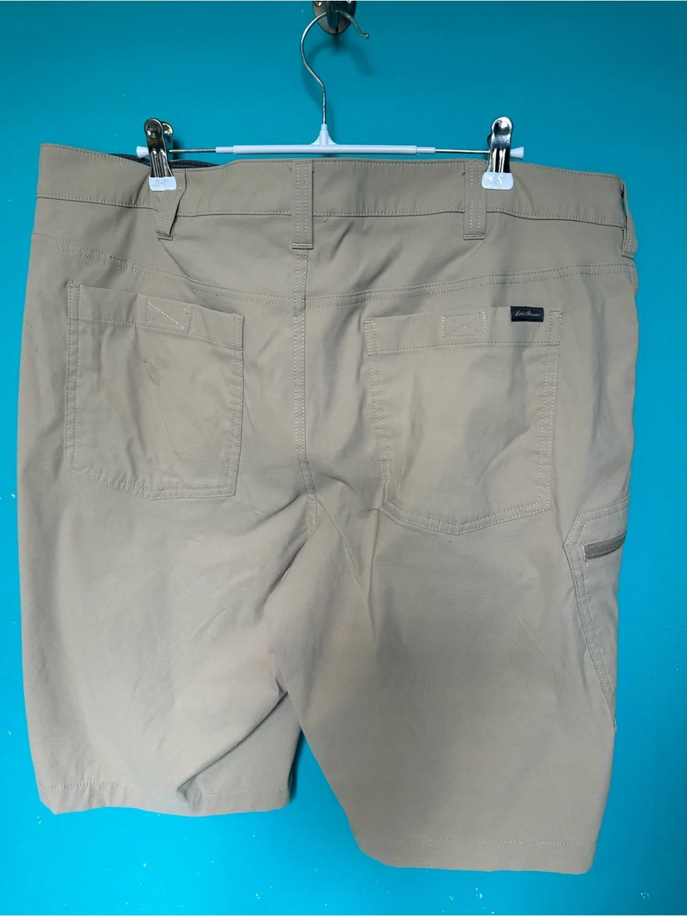 Eddie Bauer shorts set of 5 size 36 Blue, Brown, Khaki, Tan, Gray - Picture 6 of 8